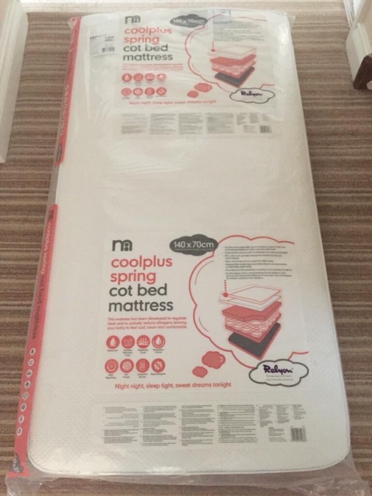 coolplus spring cot bed mattress